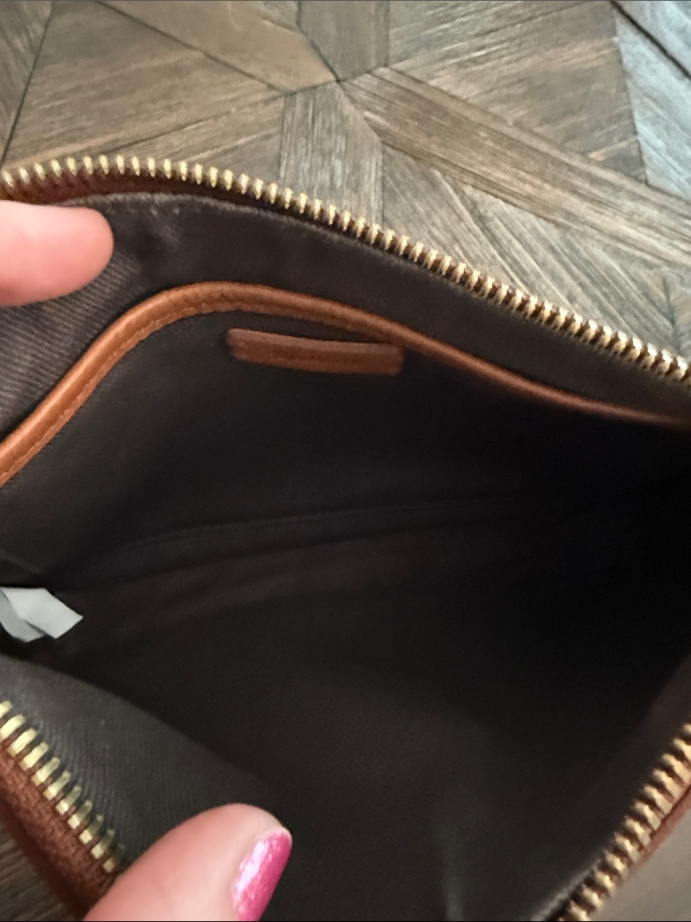 Madewell Simple Brown Leather Crossbody Bag Adjustable Strap - Picture 7 of 9